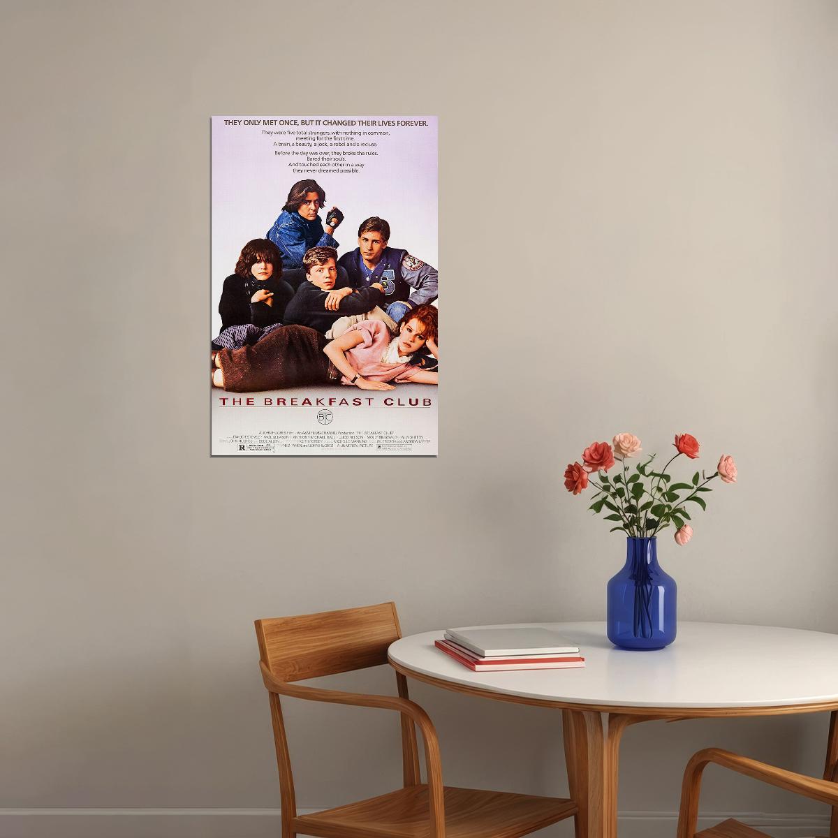 The Breakfast Club Movie Poster Wall Art Print Home Wall Decor