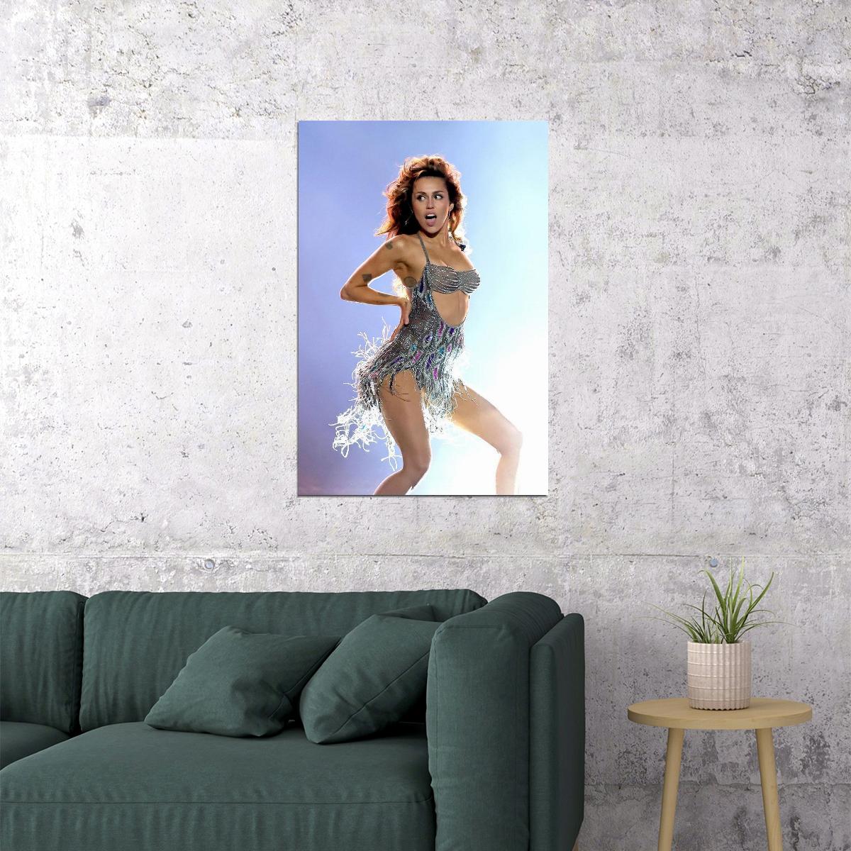 Miley Cyrus Celebrity American Singer Artist Poster Wall Art Print Home Wall Decor