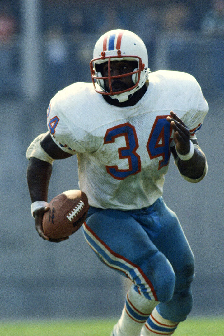 Earl Campbell Houston American Football Player Poster Wall Art Print Home Wall Decor