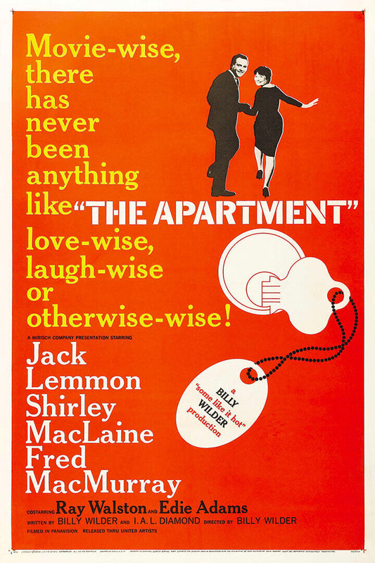 The Apartment Movie Comedy Drama Romance Poster Wall Art Print Home Wall Decor