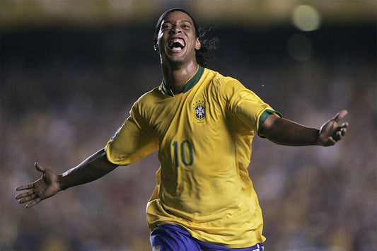 Brazilian Former Football Player Ronaldinho Poster Wall Art Print Home Wall Decor