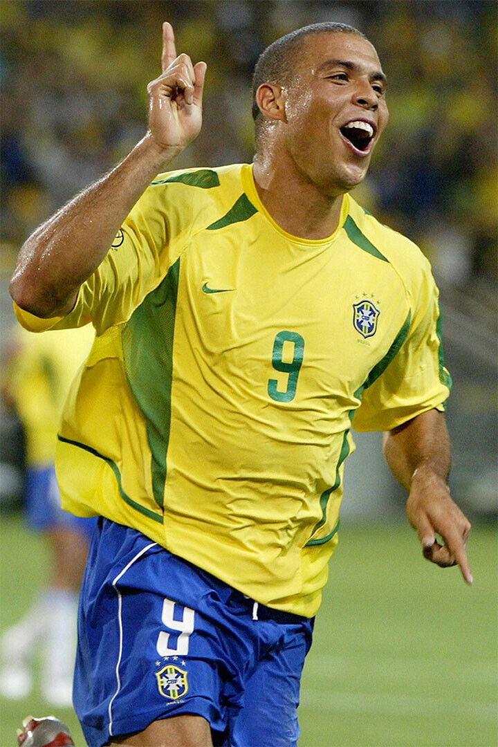 Ronaldo Luis Nazario De Lima Former Football Player Poster Wall Art Print Home Wall Decor