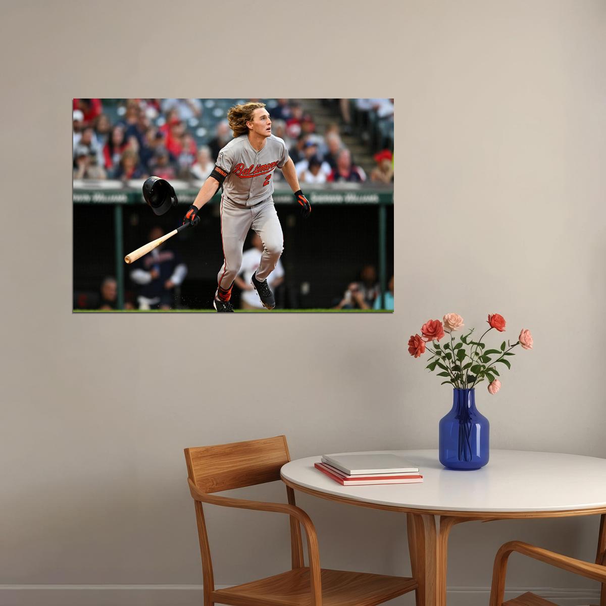 Gunnar Henderson Baltimore Orioles Baseball Player Athlete Poster Wall Art Print Home Wall Decor