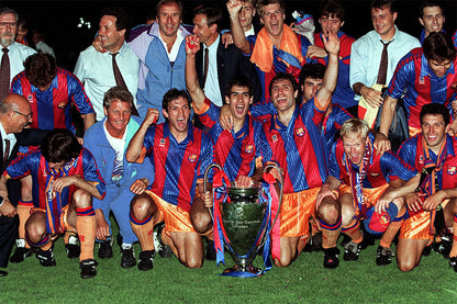 1991-92 Champions League Winners Barcelona Poster Wall Art Print Home Wall Decor