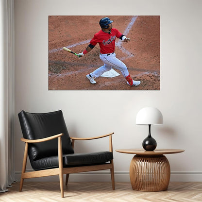 Jose Ramirez Cleveland Guardians Baseball Player Athlete Poster Wall Art Print Home Wall Decor