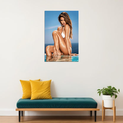 Jessica Alba American Businessperson And Artist Poster Wall Art Print Home Wall Decor