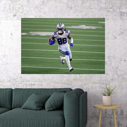 Ceedee Lamb Dallas Cowboys American Football Player Poster Wall Art Print Home Wall Decor