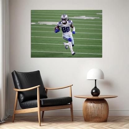 Ceedee Lamb Dallas Cowboys American Football Player Poster Wall Art Print Home Wall Decor