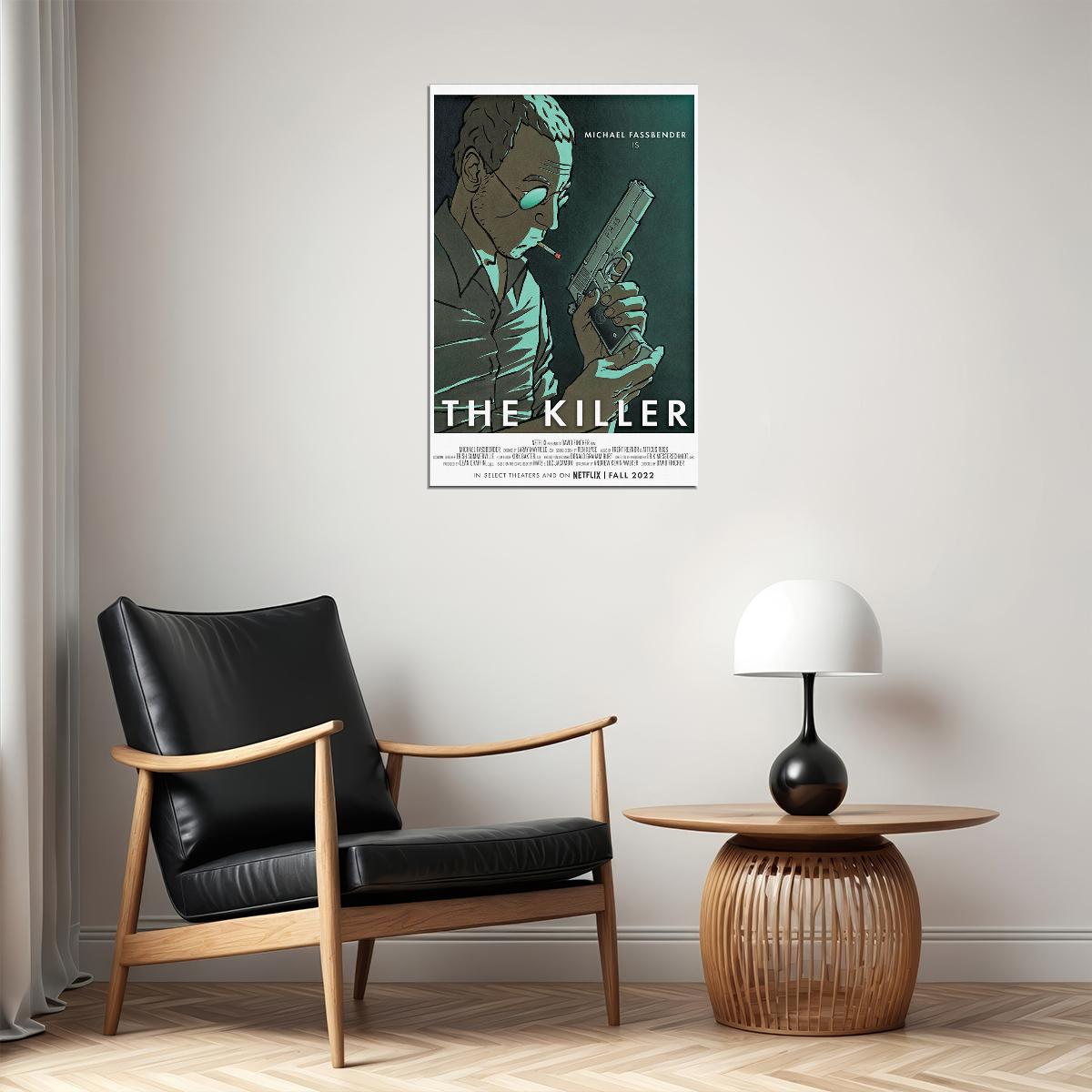 The Killer 2023 Movie Action Adventure Crime Poster Wall Art Print Home Wall Decor