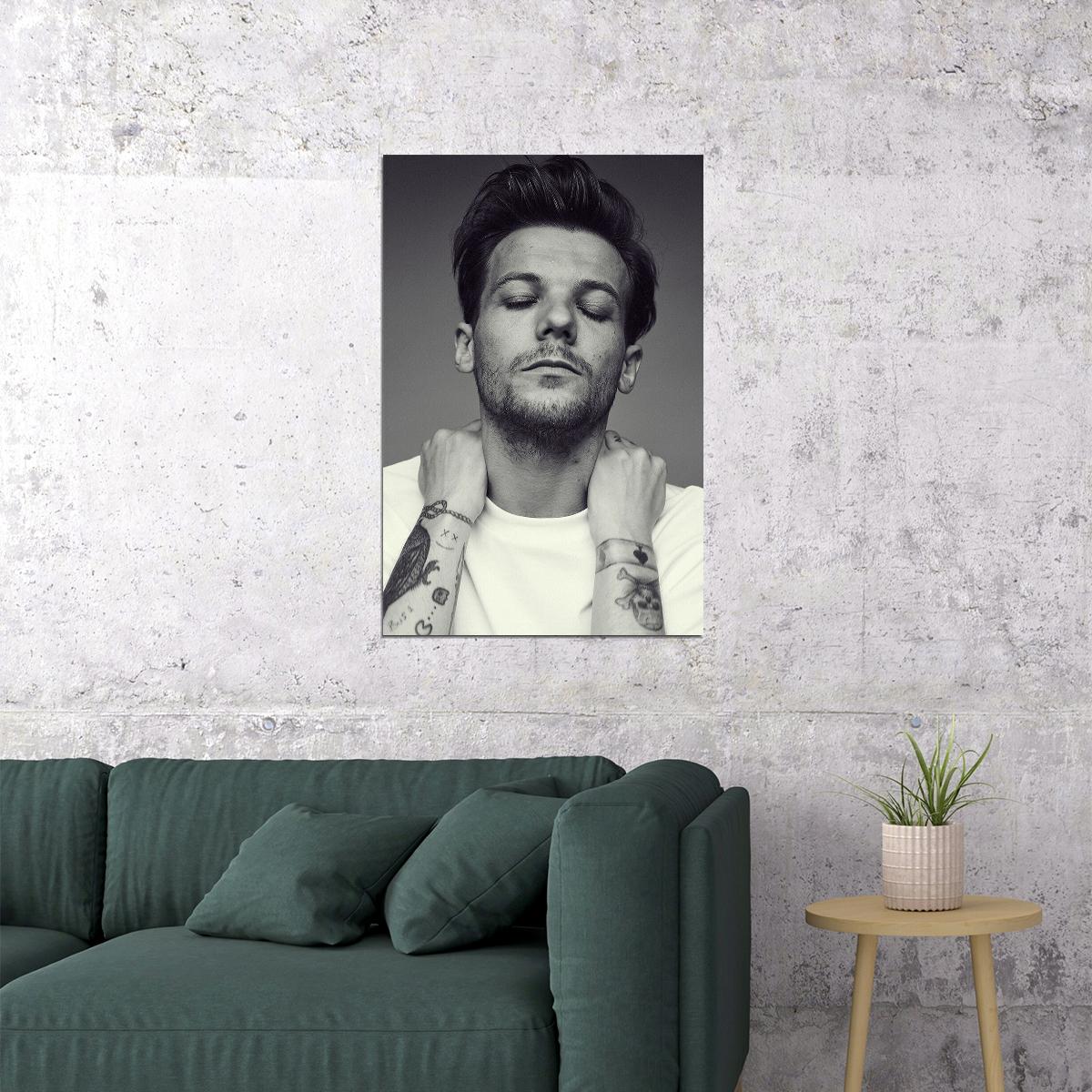 Louis Tomlinson British Singer Songwriter Poster Wall Art Print Home Wall Decor