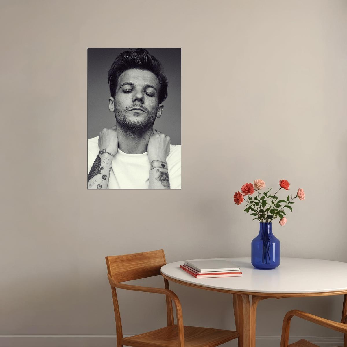 Louis Tomlinson British Singer Songwriter Poster Wall Art Print Home Wall Decor