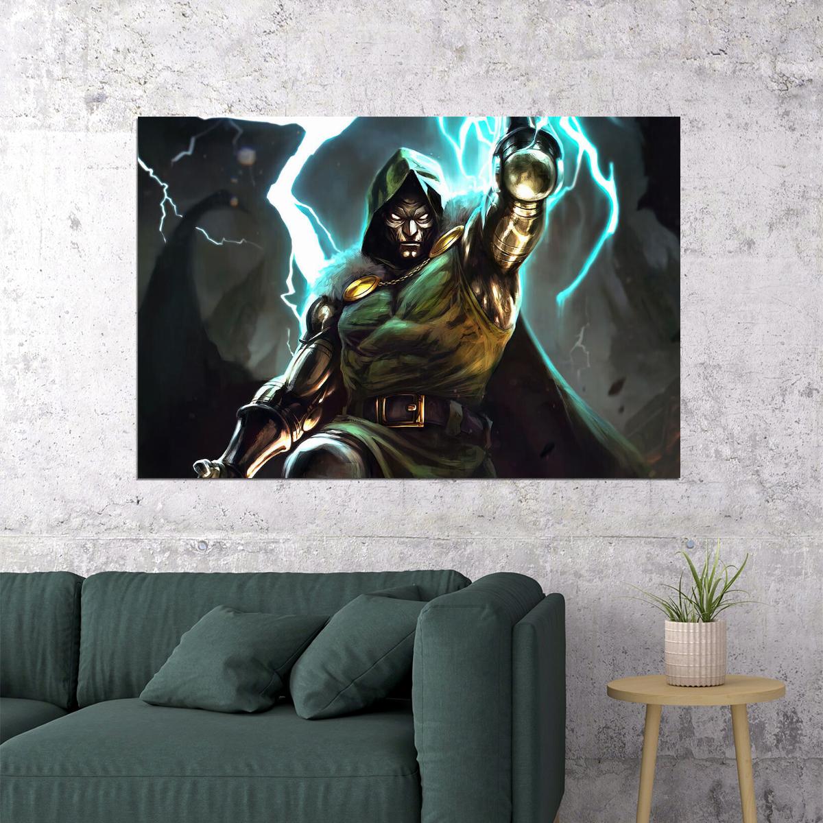 Doctor Doom Movie Action Fantastic Adventure Poster Wall Art Print Home Wall Decor