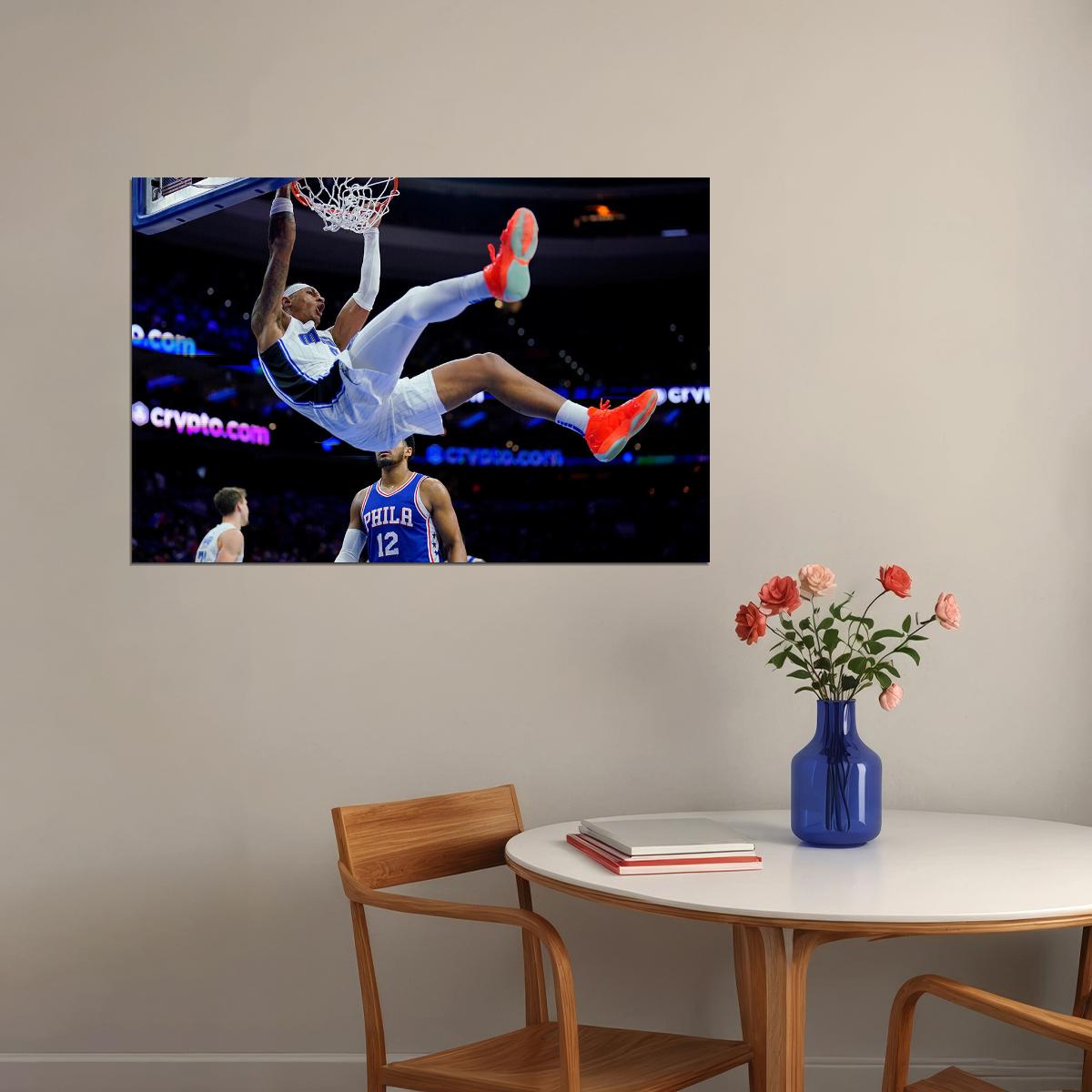 Paolo Banchero Italian Basketballer Orlando Magic Poster Wall Art Print Home Wall Decor