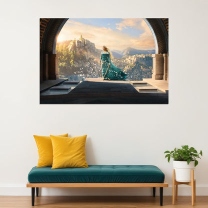 The Rings Of Power Galadriel Movie Action Character Poster Wall Art Print Home Wall Decor