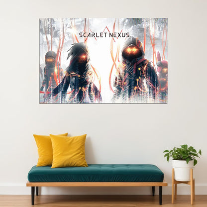 Scarlet Nexus Action Role Playing Video Games Poster Wall Art Print Home Wall Decor