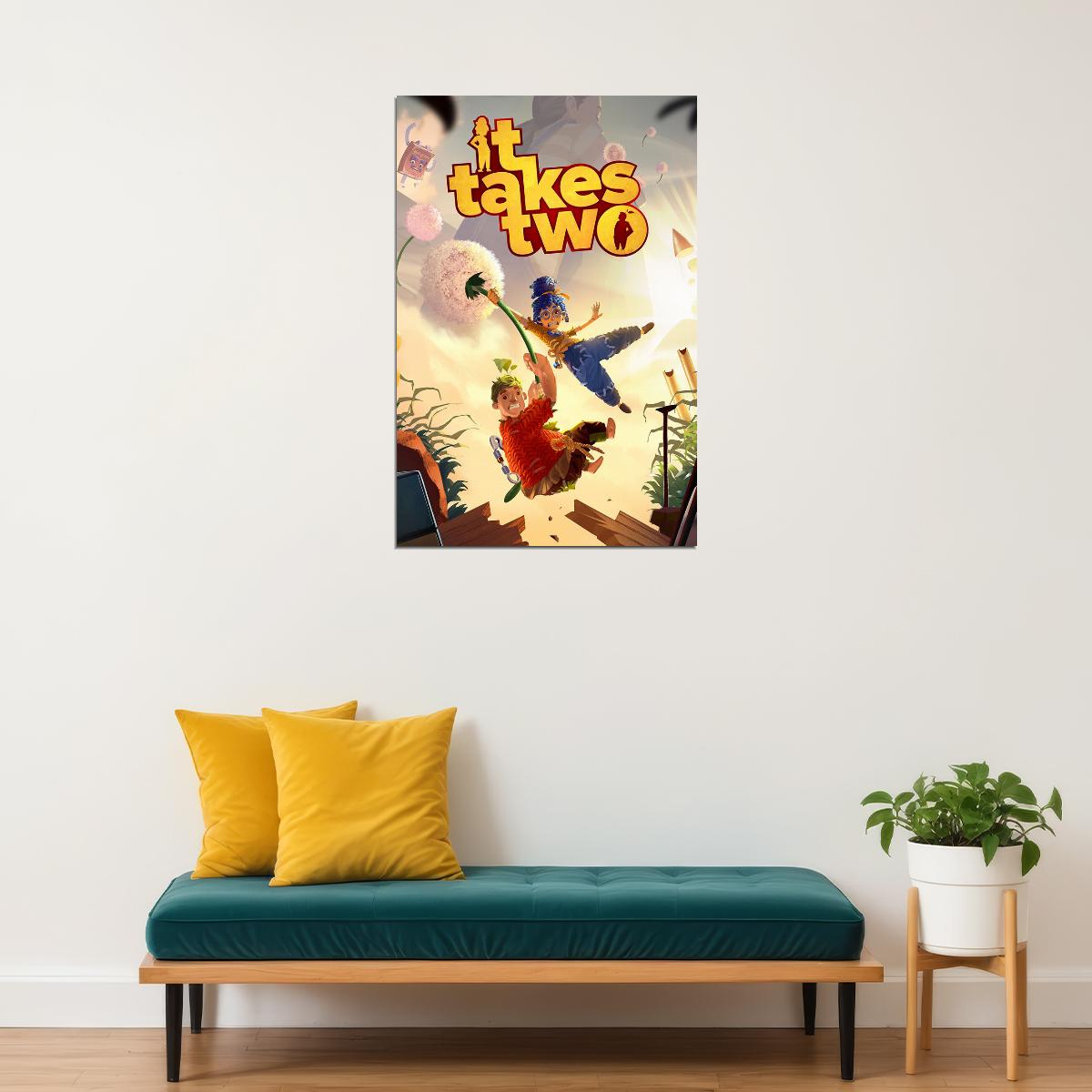 It Takes Two Video Games Action Platform Poster Wall Art Print Home Wall Decor