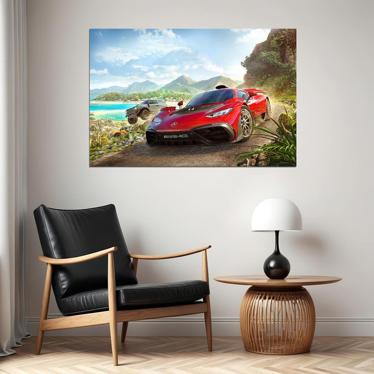 Forza Horizon 5 Video Game Series Car Race Poster Wall Art Print Home Wall Decor