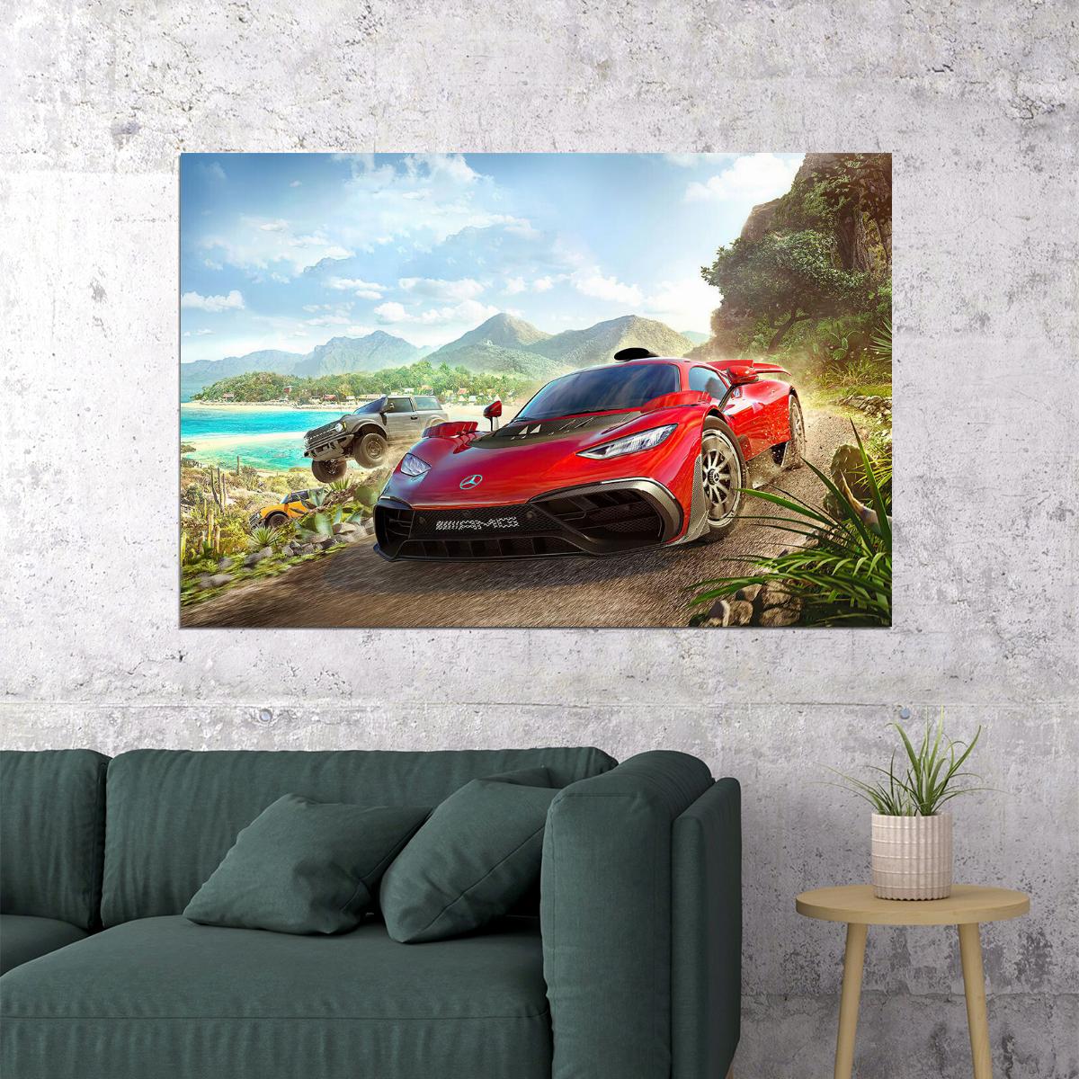 Forza Horizon 5 Video Game Series Car Race Poster Wall Art Print Home Wall Decor