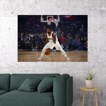 Dallas Mavericks National Basketballer Kyrie Irving Poster Wall Art Print Home Wall Decor