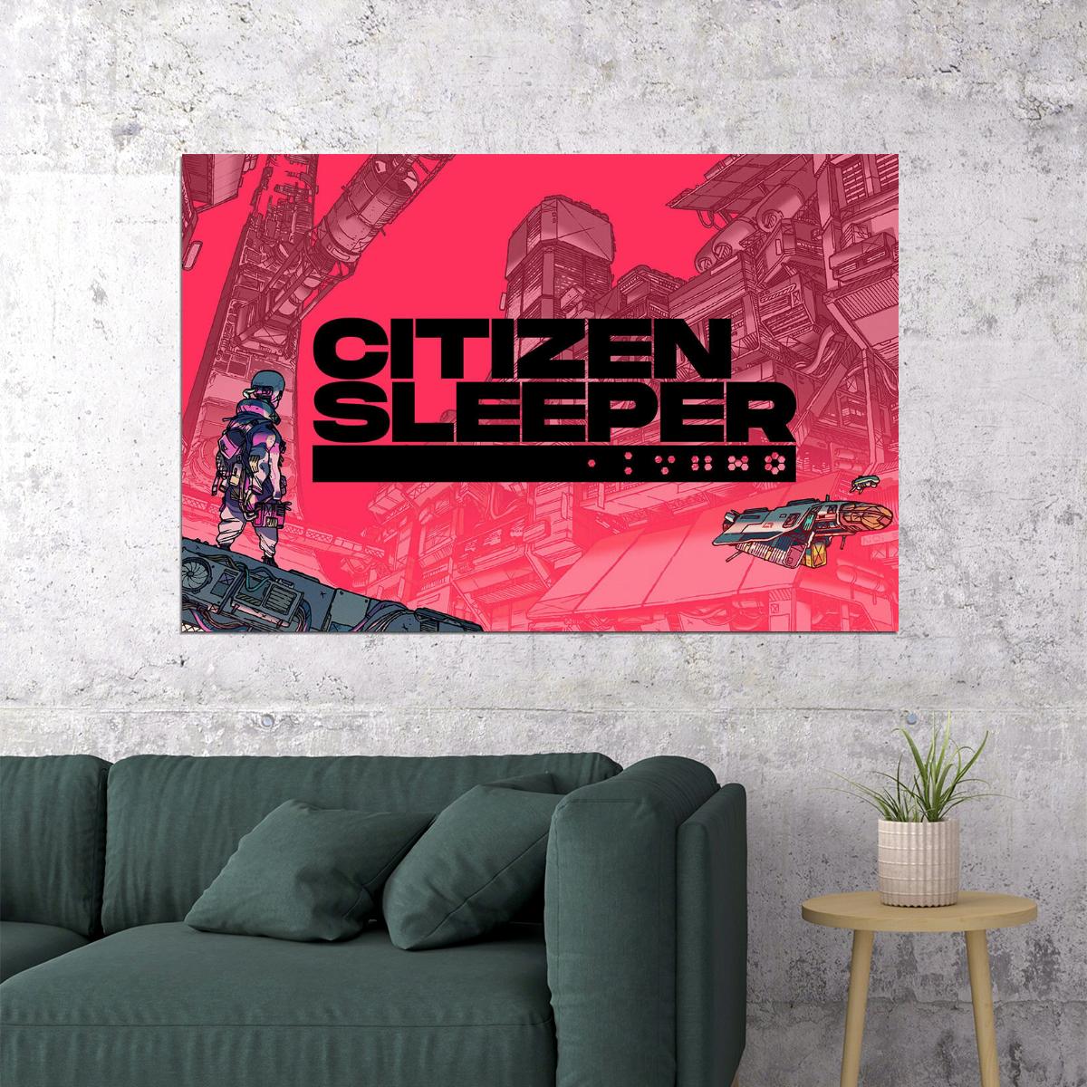 Citizen Sleeper Video Games Role Playing Poster Wall Art Print Home Wall Decor