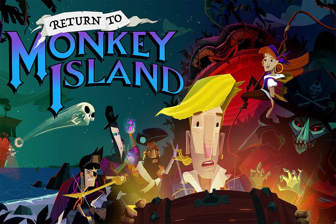 Return To Monkey Island Video Games Graphic Action Poster Wall Art Print Home Wall Decor