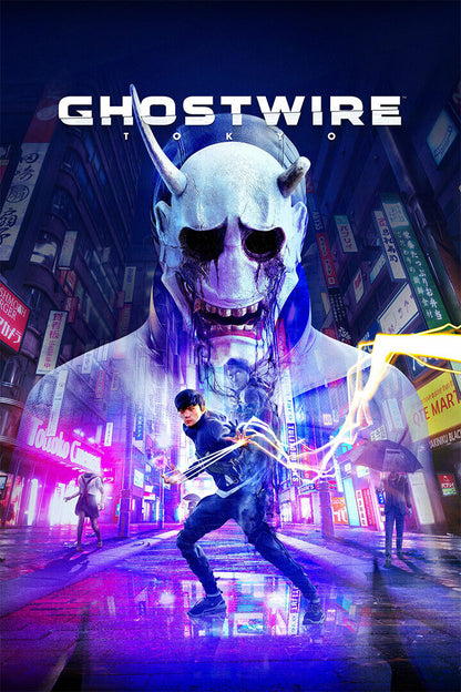 Ghostwire: Tokyo Video Games Excitement Action Poster Wall Art Print Home Wall Decor