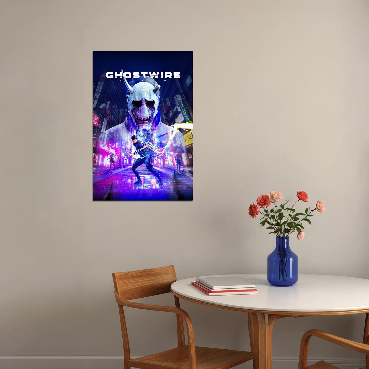 Ghostwire: Tokyo Video Games Excitement Action Poster Wall Art Print Home Wall Decor