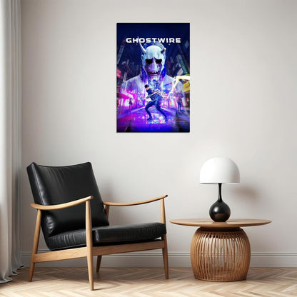 Ghostwire: Tokyo Video Games Excitement Action Poster Wall Art Print Home Wall Decor