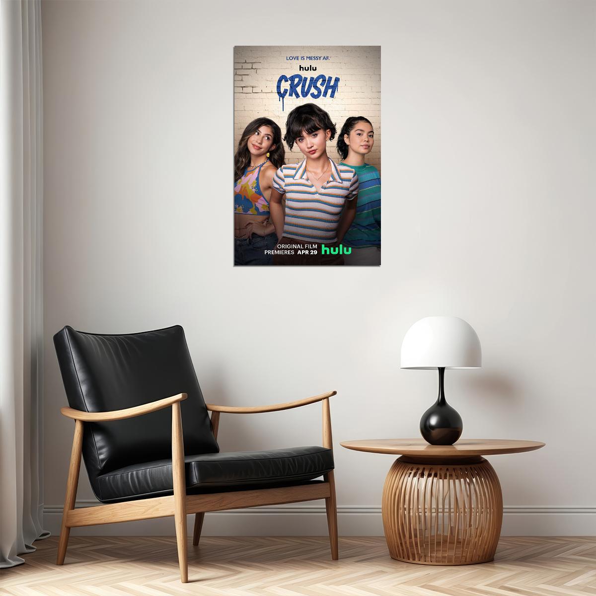 Crush 2022 Romance Comedy Cinema Movie Poster Wall Art Print Home Wall Decor