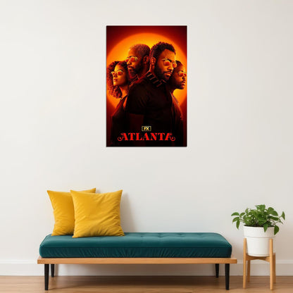 Atlanta Comedy Drama Tv Series Movie Poster Wall Art Print Home Wall Decor