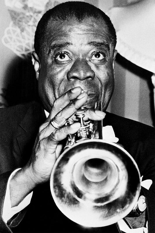 Louis Armstrong Jazz Music Vintage Photo Poster Wall Art Print Home Wall Decor