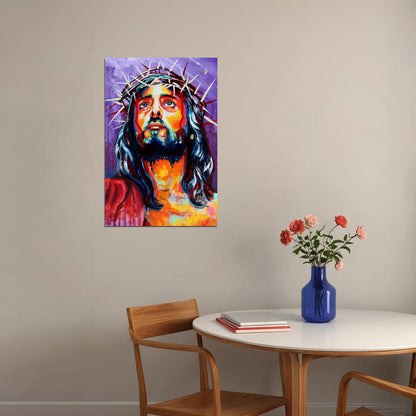 Jesus Christ Messiah Religious Image Poster Wall Art Print Home Wall Decor