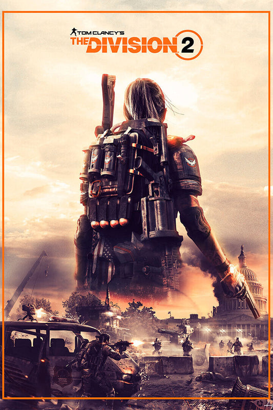 Tom Clancy's The Division 2 Game Role Playing Poster Wall Art Print Home Wall Decor