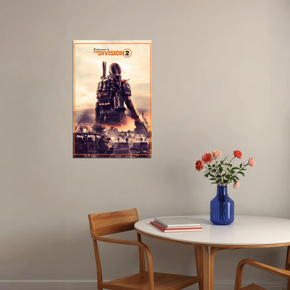 Tom Clancy's The Division 2 Game Role Playing Poster Wall Art Print Home Wall Decor