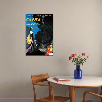 Perfume Mavis Advertising York Paris Poster Wall Art Print Home Wall Decor