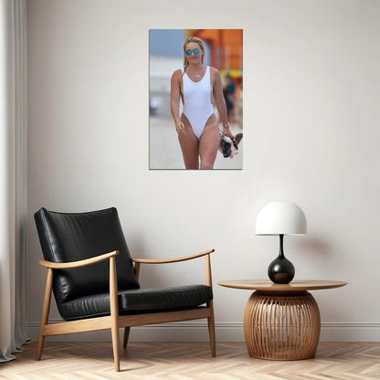 Lindsey Vonn Celebrity Female Skiers Sports Poster Wall Art Print Home Wall Decor