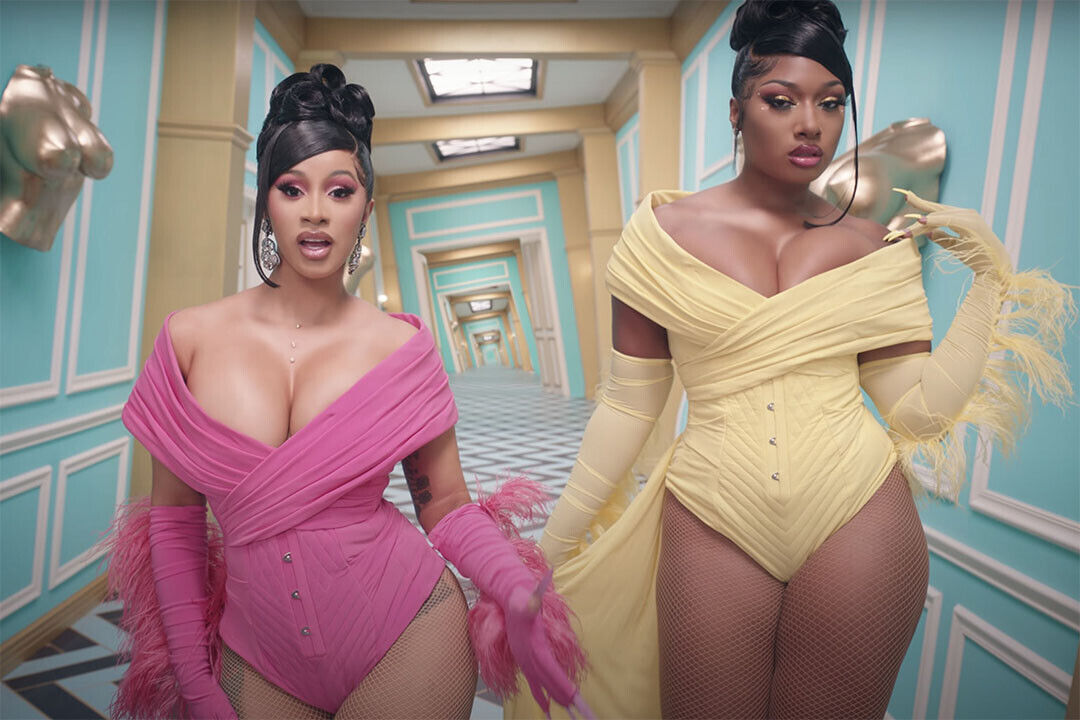 Cardi B And Megan Thee Stallion Rappers Singers Poster Wall Art Print Home Wall Decor - xonomax