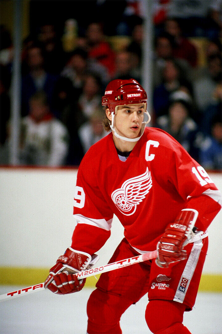 Steve Yzerman İce Hockey Player Match Poster Wall Art Print Home Wall Decor