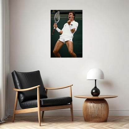 Ivan Lendl Czech Tennis Player Sports Poster Wall Art Print Home Wall Decor