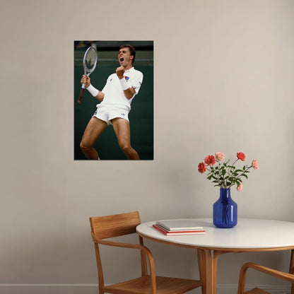 Ivan Lendl Czech Tennis Player Sports Poster Wall Art Print Home Wall Decor