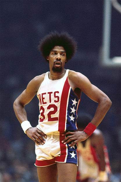 Dr J Julius Erving American Basketball Player Poster Wall Art Print Home Wall Decor