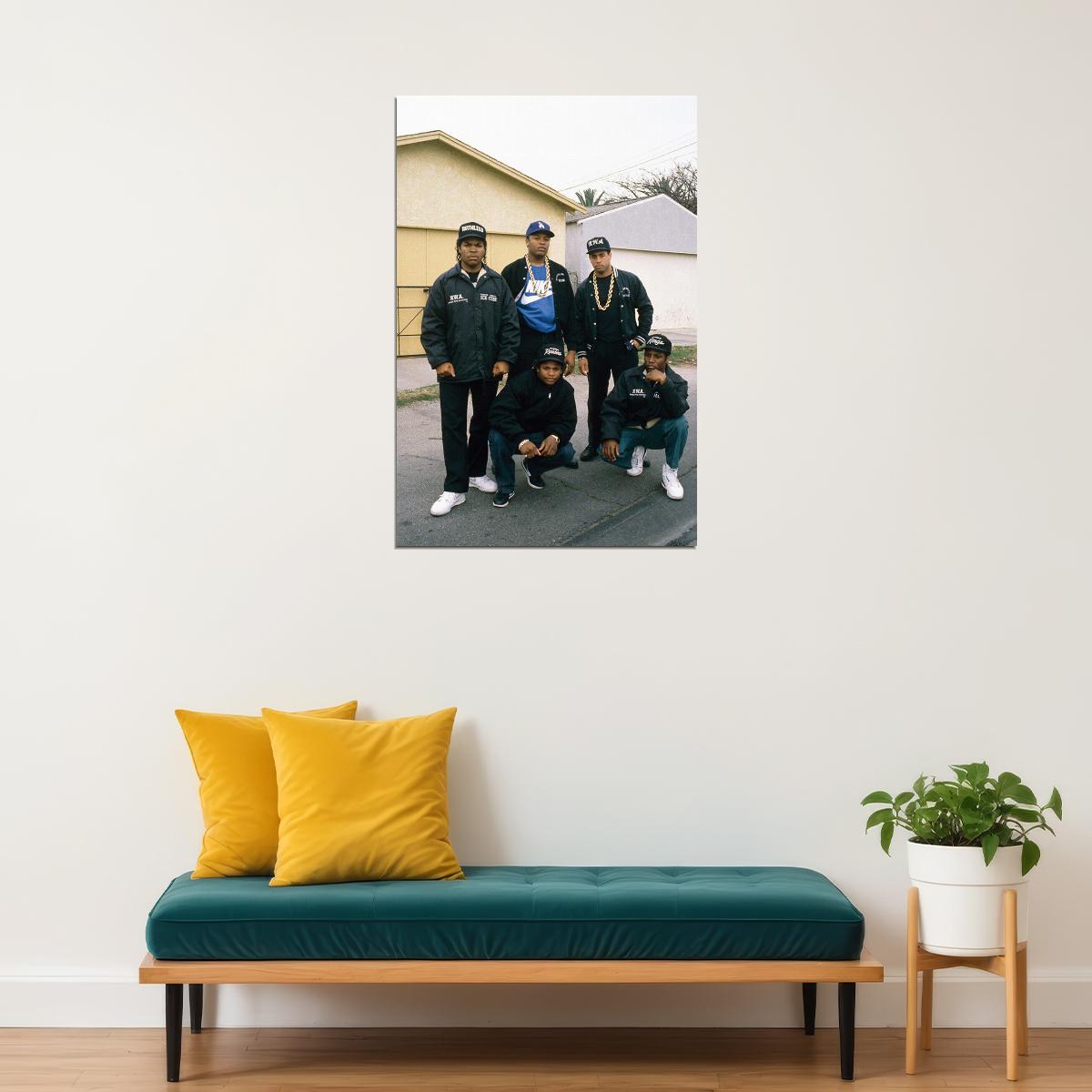 Eazy E And Dr Dre Nwa Celebrity Music Band Singer Poster Wall Art Print Home Wall Decor - xonomax