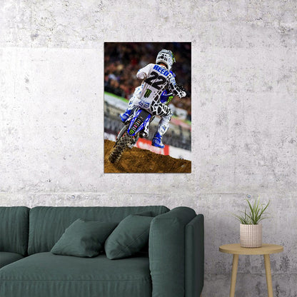 Chad Reed Motorcycle Cross Country Racing Star Poster Wall Art Print Home Wall Decor