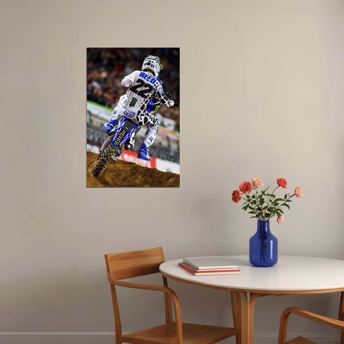 Chad Reed Motorcycle Cross Country Racing Star Poster Wall Art Print Home Wall Decor