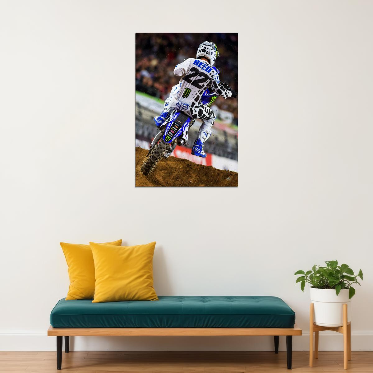 Chad Reed Motorcycle Cross Country Racing Star Poster Wall Art Print Home Wall Decor