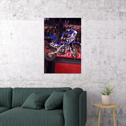 Chad Reed Motorcycle Cross Country Racing Poster Wall Art Print Home Wall Decor