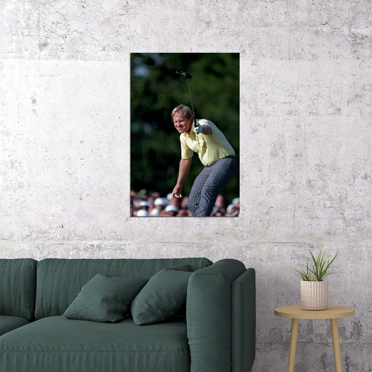 Jack Nicklaus Celebrity Golf Player Sports Poster Wall Art Print Home Wall Decor