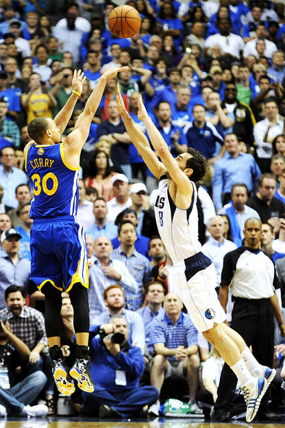 Steph Curry Game Winning Shot Basketball Poster Wall Art Print Home Wall Decor