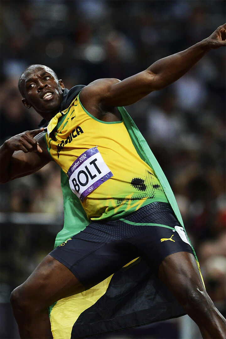 Usain Bolt Track And Field Idol Poster Wall Art Print Home Wall Decor