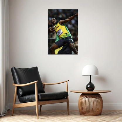 Usain Bolt Track And Field Idol Poster Wall Art Print Home Wall Decor